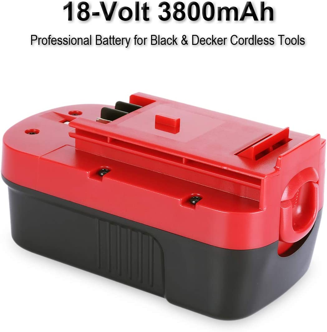 Orstaimer 3.6mAh Decker 18v Replacement Battery for Decker HPB18 244760-00  A1718 FSB18 Black and Decker 18 Volt Cordless Tools (2 Pack)
