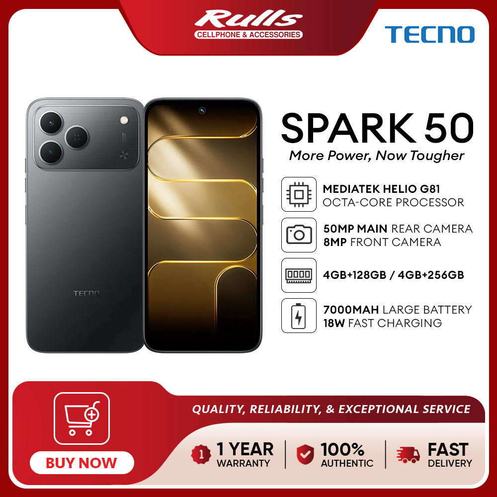 TECNO SPARK 50 (4+256GB / 4+128GB) Smartphone / Helio G81 Processor / 50MP Main Camera / 120Hz 6.78" Smooth Display / 7000mAh Battery / 18W Fast Charging - Image 4