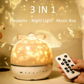 Starry Night Light with BT Speaker and Remote Controller