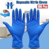 Disposable Nitrile Gloves 100PCS Surgical Powder Free Blue Black White Pink Gloves