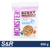 Monster Health Food Co. Berry Muesli Cereal 700g