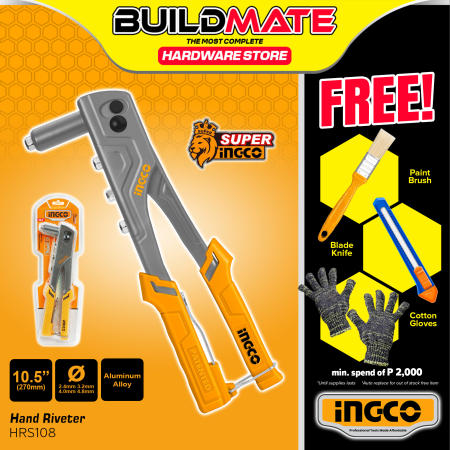 Ingco Rivet Hand Riveter Tool for Blind Rivets Installation