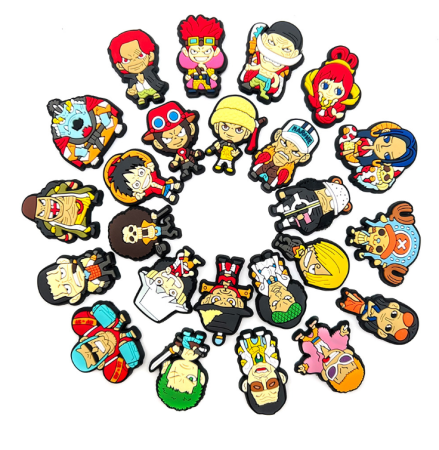 One Piece Jibbitz Pins for Crocs and Bags