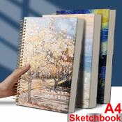 Van Gogh Spiral Sketchbook - Big Thick Paper Notebook