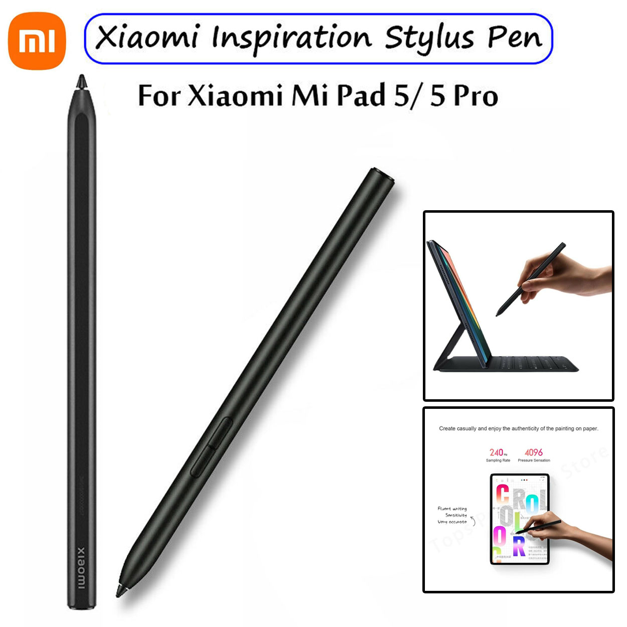 Xiaomi Mi Pad 5 Pro / 5 Stylus Pen Magnetic Wireless Bluetooth 4096 Levels  Pen