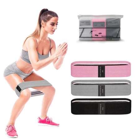 FOCANO Elastic Yoga Resistance Bands Set - Home Workout