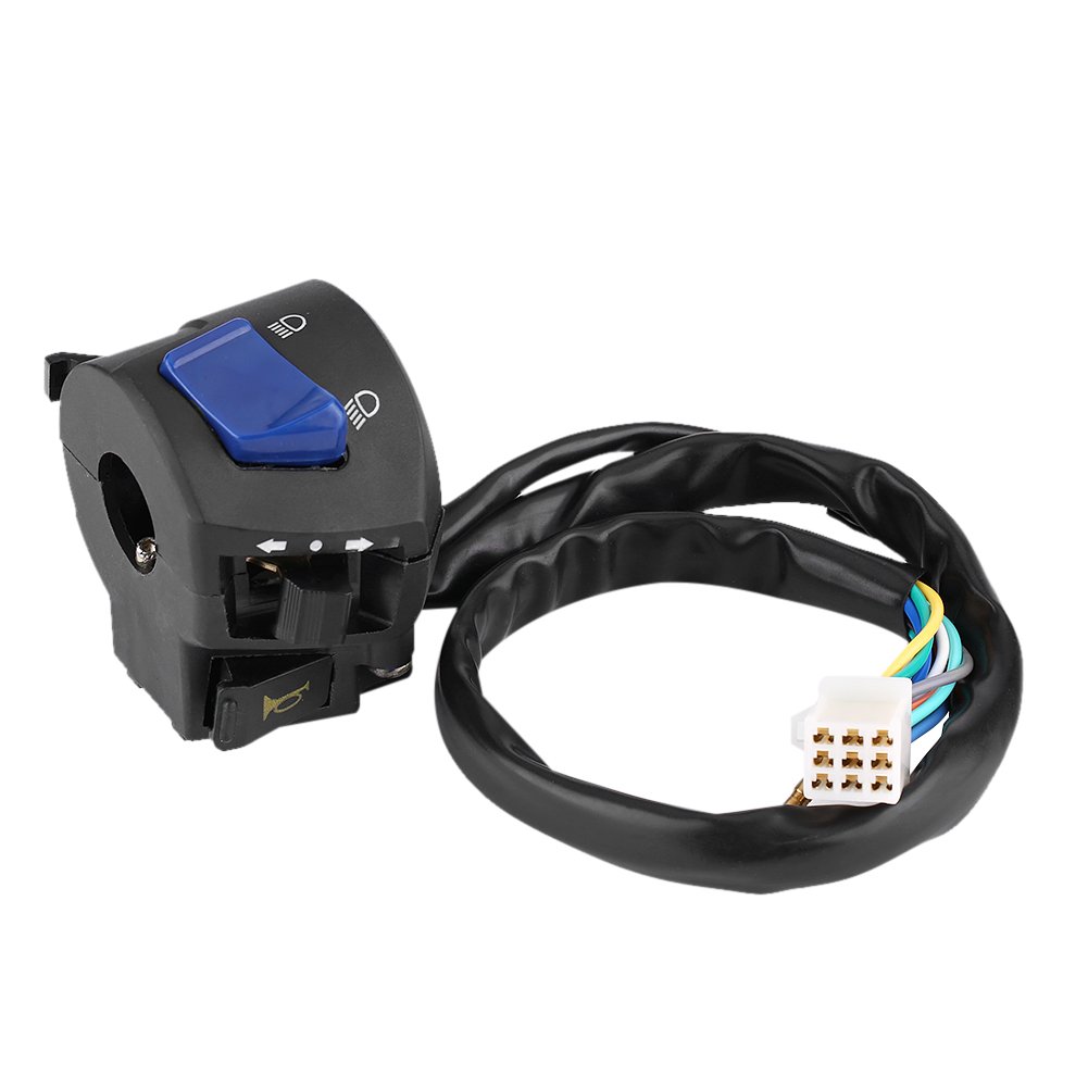 Motorcycle Switch Universal Handlebar Switch Light On/Off Indicator Control PVC+ABS Weather proof - Image 3