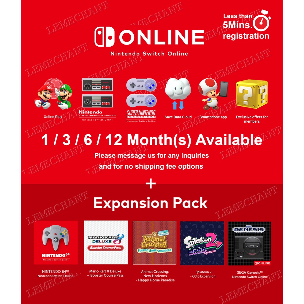 nintendo switch expansion pack gift card