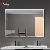 Frameless Bathroom Mirror by MirrorOutlet