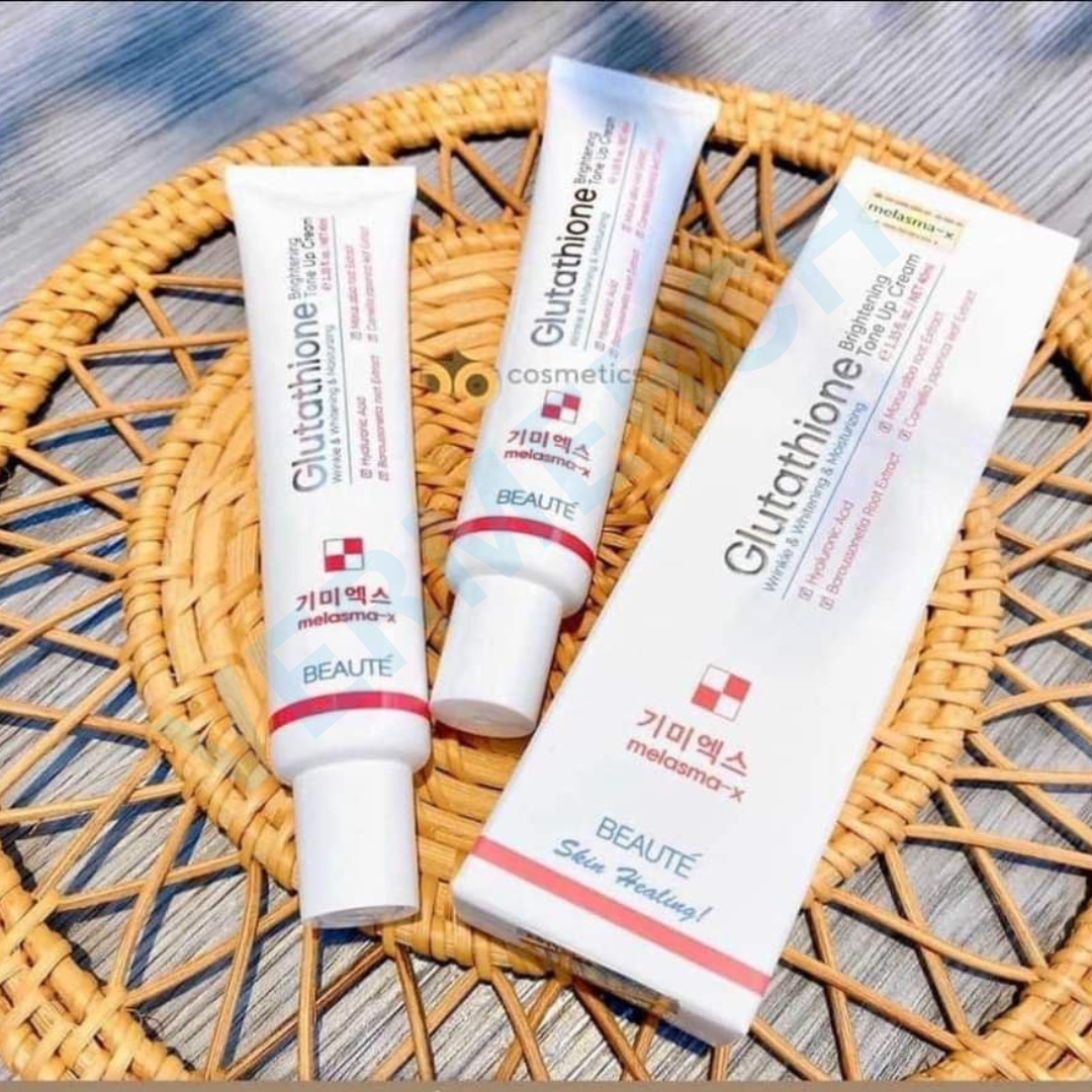 Glutathione Brightening Tone Up Cream Melasma X Beaute Korea Sun Cream  Waterproof Sun Protection Spf 41-50 Anti-Bacterial Whitening Cream Oil-Free  Hyaluronic Acid Cream - Lazada | Lazada PH