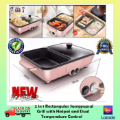 2-in-1 Samgyupsal Grill & Hotpot with Dual Temperature Control