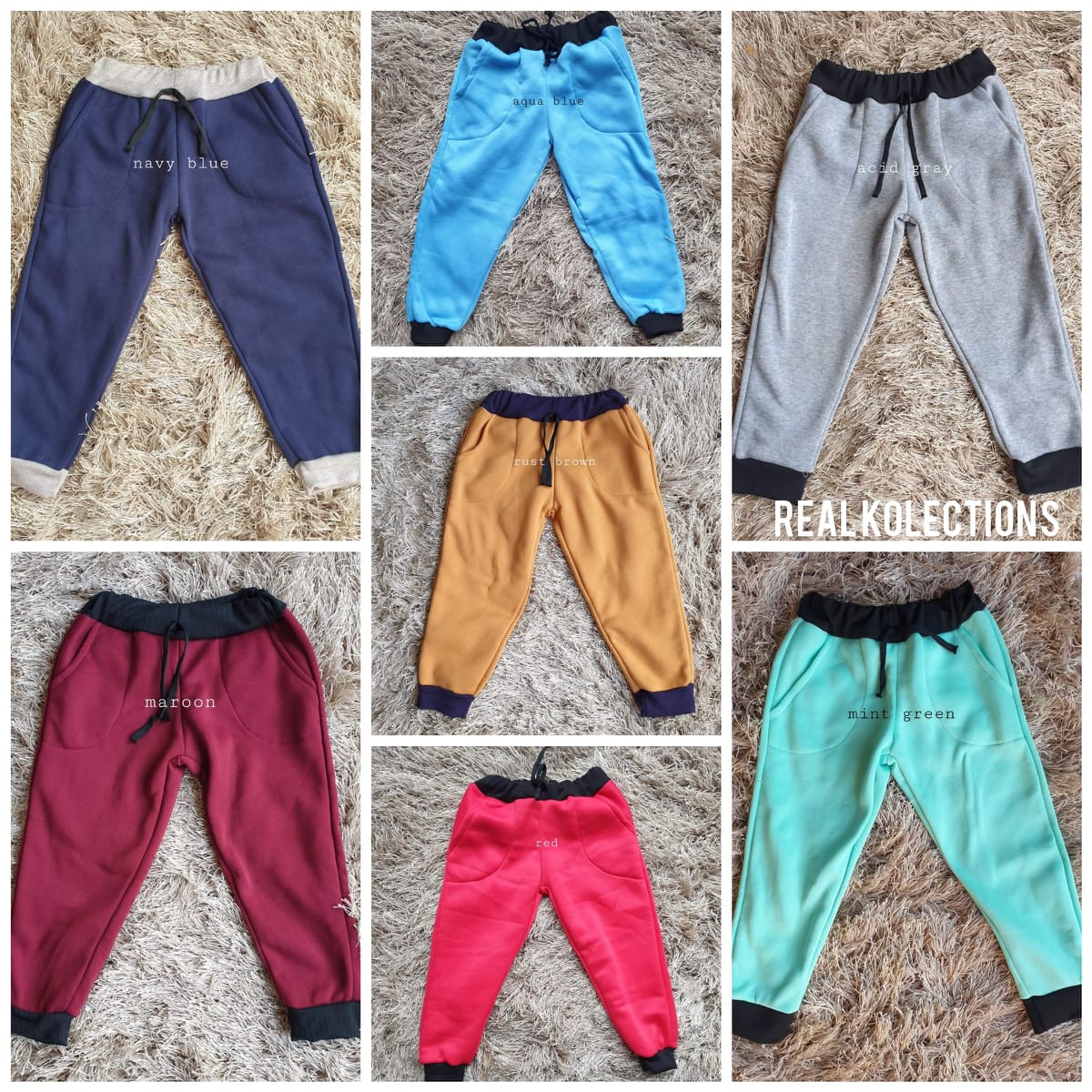 Long Sports Trousers Rinat Moya Black Children's Unisex