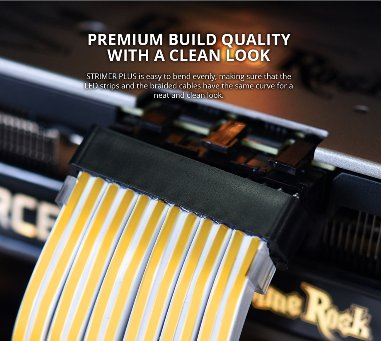 Lian Li Strimer Plus Triple 8 Pin Addressable RGB Extension Cable -- ARGB VGA power cable