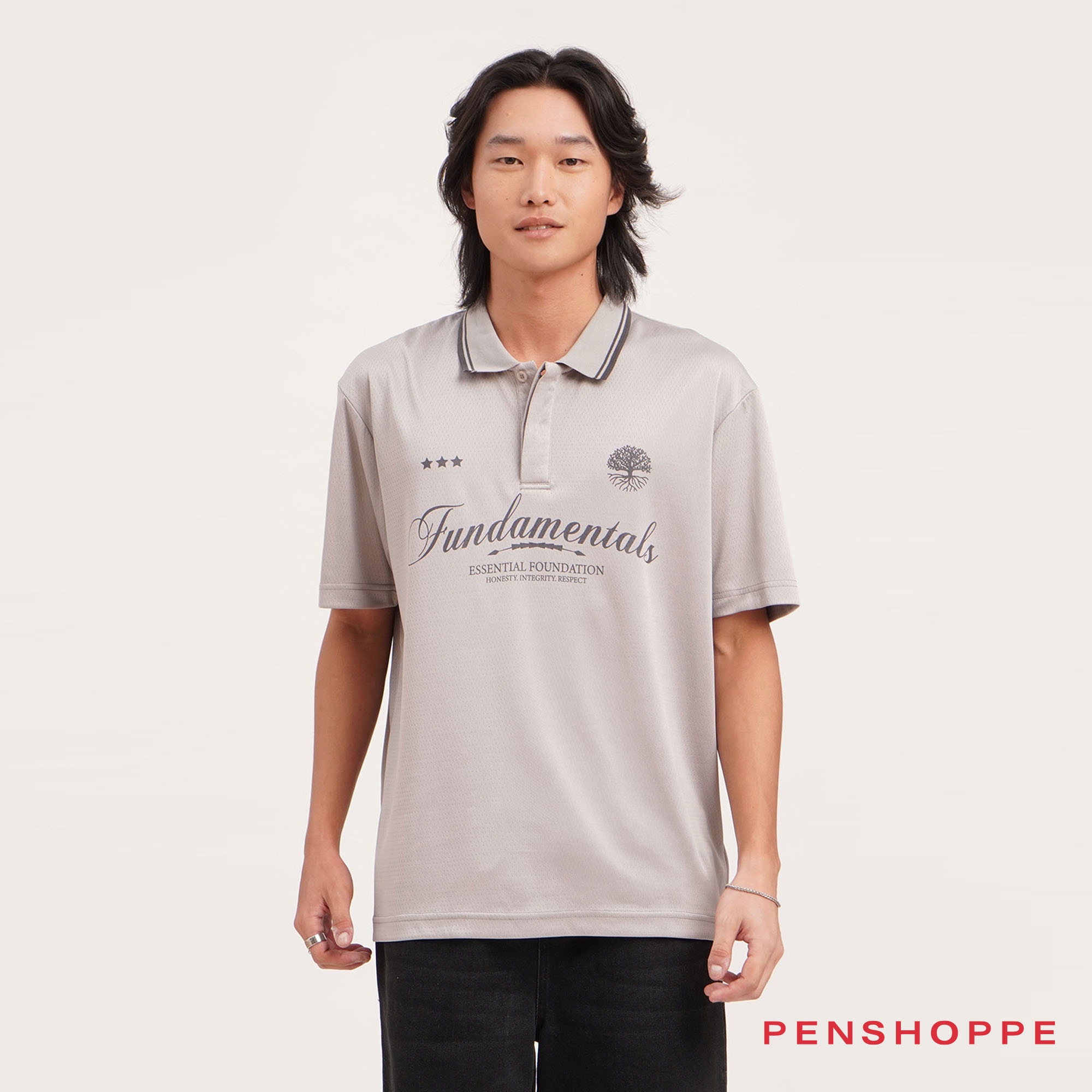 Shop White Polo Shirt Penshoppe Cheap – Fast Easy Lazada