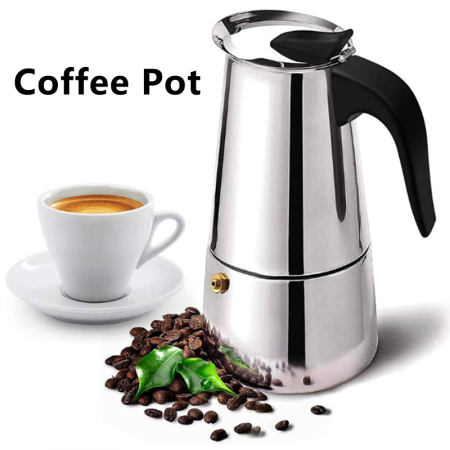 Stainless Steel Espresso Coffee Machine - Perfect Christmas Gift