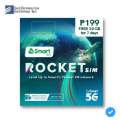 Smart Bro 5G Rocket SIM 199 with 7 Days 20gb Data