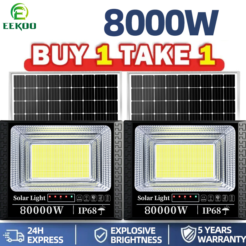 EEKOO Solar light led outdoor lighting IP68 waterproof Buy 1 Take 1