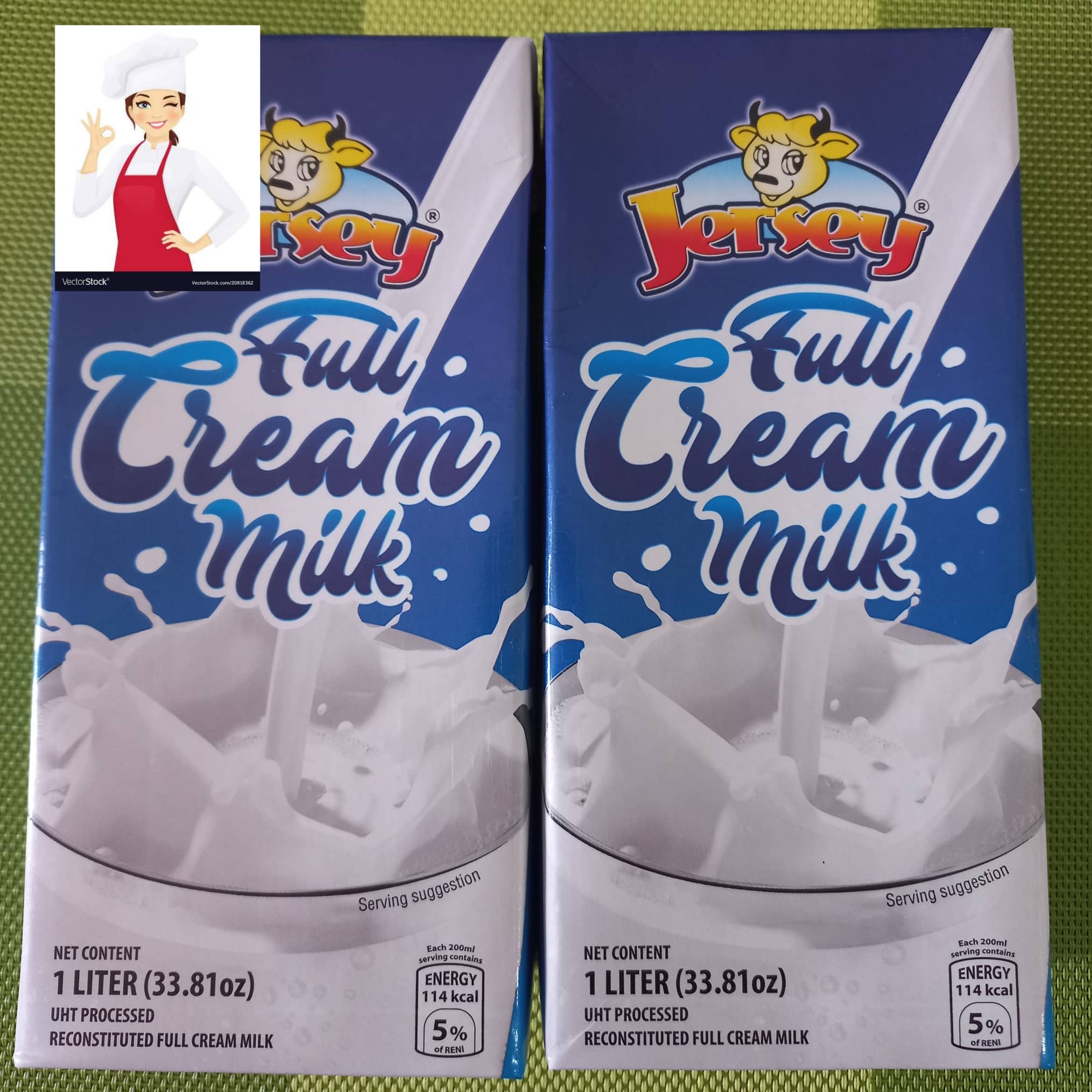Fresh UHT Full Cream Milk 1L - Fast Delivery
