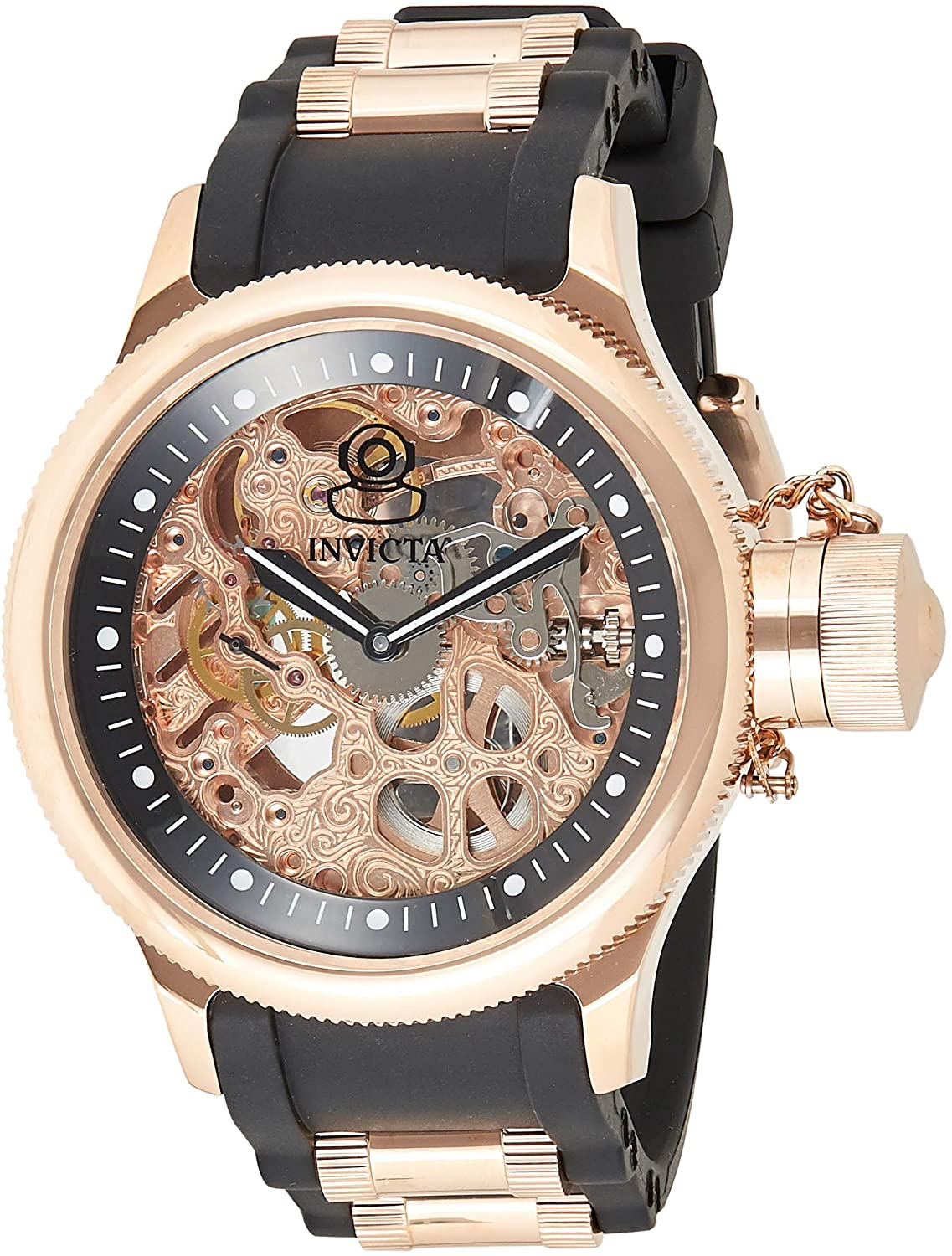 invicta women's skeleton watch