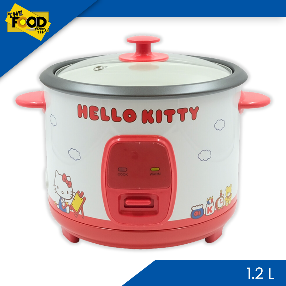 Hello Kitty RTRC12-1G Red Rice Cooker, Kitchen Appliance