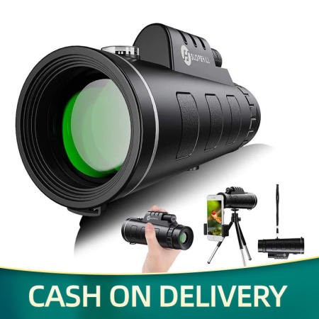 40x60 Monocular Telescope with 1000x Zoom, Night Vision, Mobile Phone Connectivity