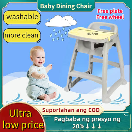 Rubbermaid Foldable Baby High Chair for Restaurants, BPA-Free