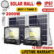 "Outdoor Solar Lights Buy 1 Get 1 Free"