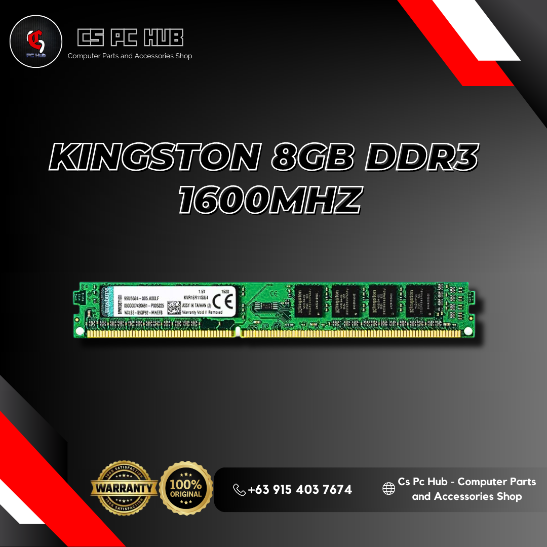 KINGSTON 8GB DDR3 1600MHZ