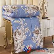 RANDOM Comforter Floral Design Cotton Printed Microfiber Quilt, 150x230cm