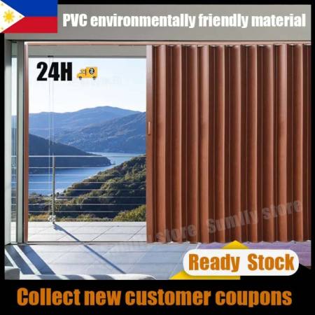 PVC Folding Door - Accordion Style, Space-saving Indoor Household Door