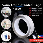 Nano Tape Double Sided Tape - Reusable, Waterproof, Transparent