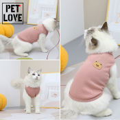 Waffle Bear Pet Clothes for Dogs and Cats - Breathable Vest