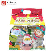 Organic Baby Wipes 80'S Pack Of 6