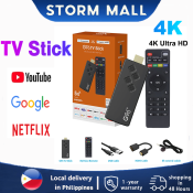 Chromecast Android TV Stick 4K with Wi-Fi Remote for all TVs