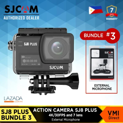 SJCAM SJ8 Plus 4k 30fps Dual Screen Wifi Action Camera with Optional Bundle Accessories / VMI DIRECT (8)