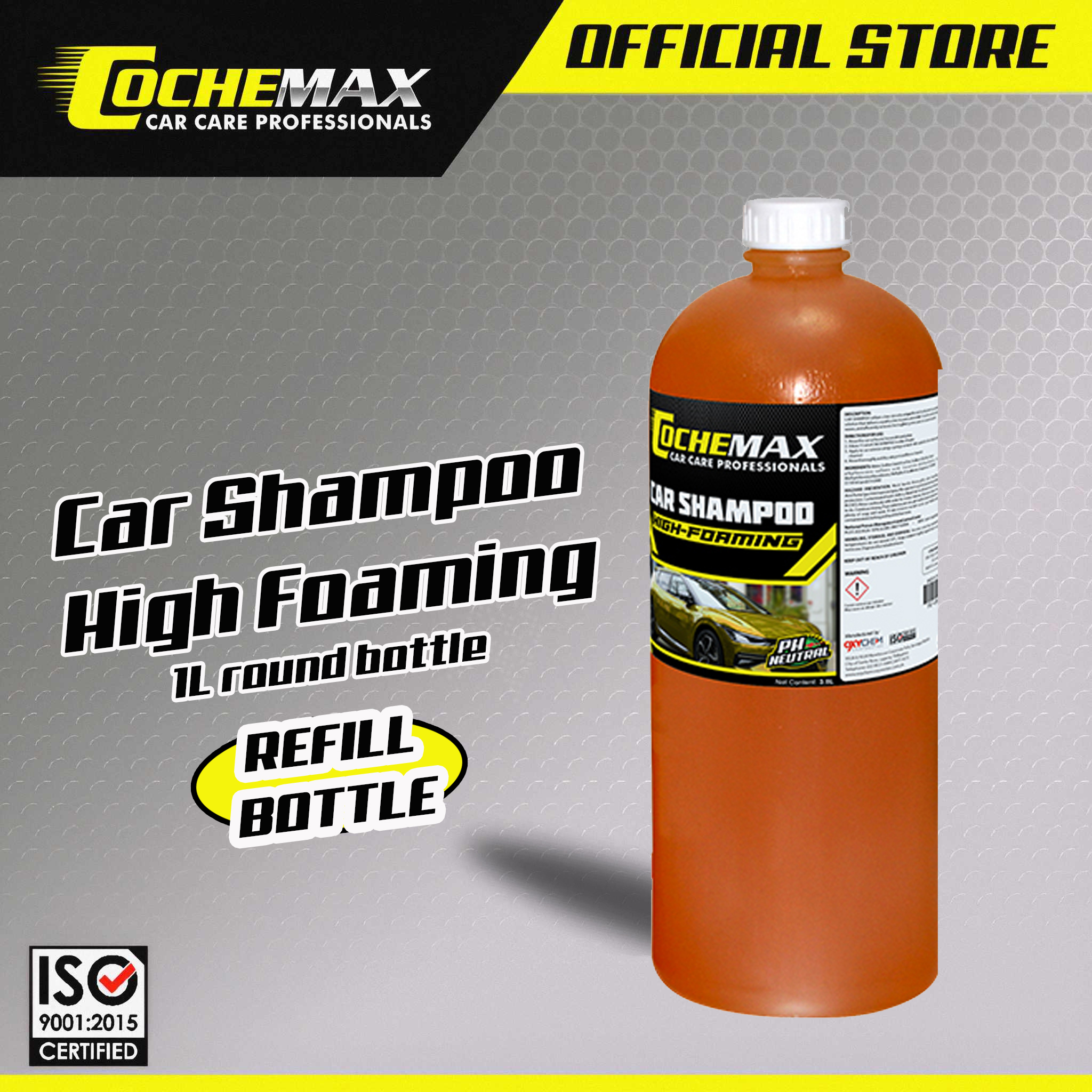 COCHEMAX Car Shampoo High Foaming - 1L