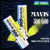 Yonex MAVIS M300 Nylon Badminton Shuttlecocks - Windproof and Durable