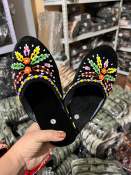 Beaded Alpombra Close Shoes Indoor Slippers