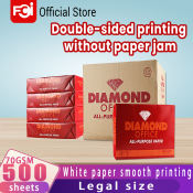 Diamond 70gsm Bond Paper 500 Sheets, Acid-Free for School/Office