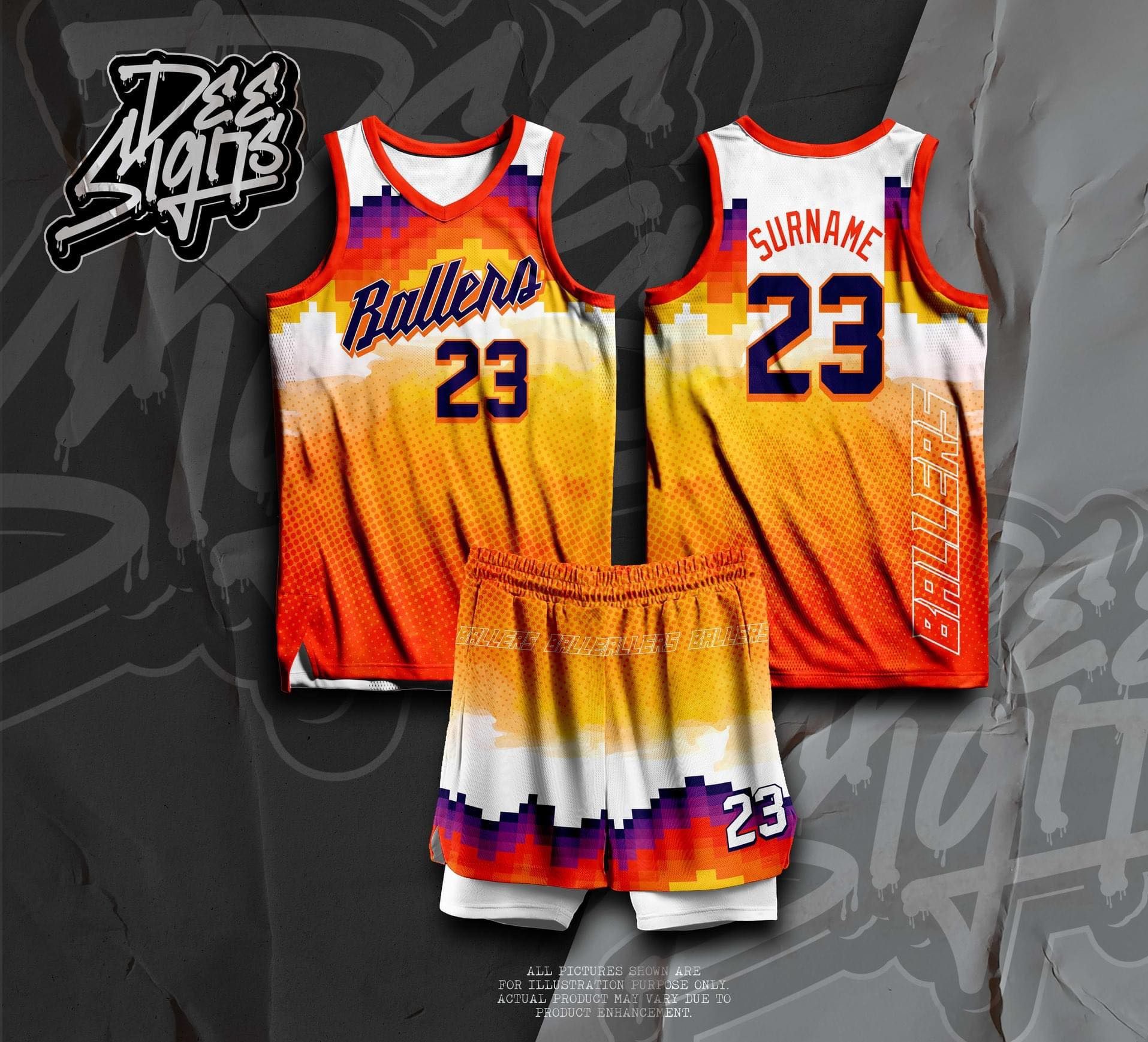 Sublimated Basketball Jersey Venom style