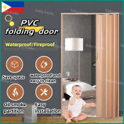 Folding PVC Accordion Door - Suitable for Household Use
