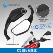 Carbon Universal Side Mirror with LTO Certification from Thailand