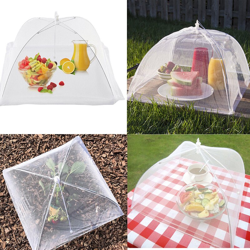 Foldable Lace Food Cover Anti Fly Mosquito Collapsible Picnic Bbq Tent ...