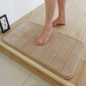 Elastic Memory Foam Bathroom Mat with Anti-Slip and Absorbent properties