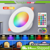 NOXIER Smart Ceiling Light 15W LED RGB Dimmable Downlight