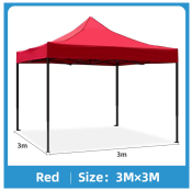 3x3M Heavy Duty Retractable Waterproof Tent with Steel Stand