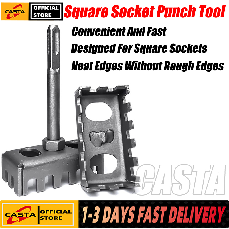 Socket Box Square Hole Opener, Square Socket Puncher, For Water And Electricity Installation Power Tools - Philippines