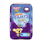 Super Twins Baby Diaper Pants XL 40's