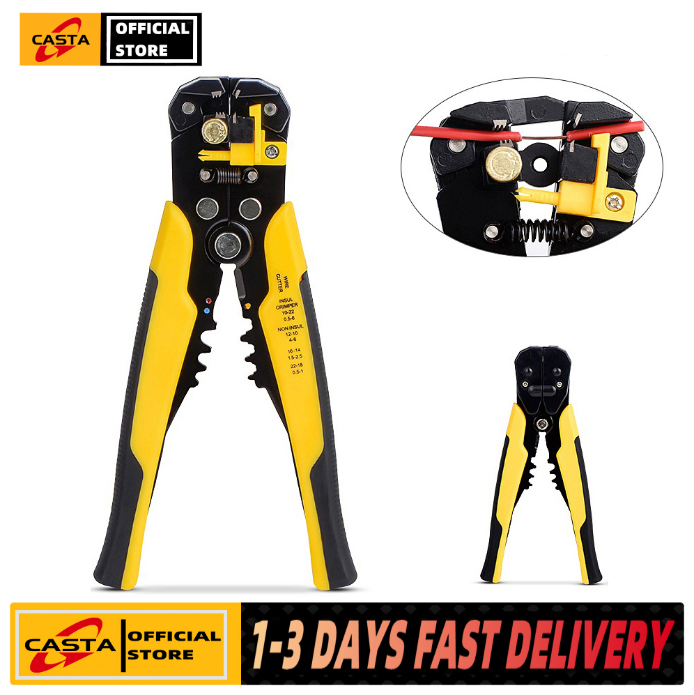 【COD + local seller】Stripping Multifunctional Pliers, Used For Cable Cutting, Crimping Terminal 0.2-6.0mm², High-precision Automatic Brand Hand Tool
