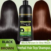 5 Minute Herbal Hair Dye Shampoo - Brown/Black (500ML)